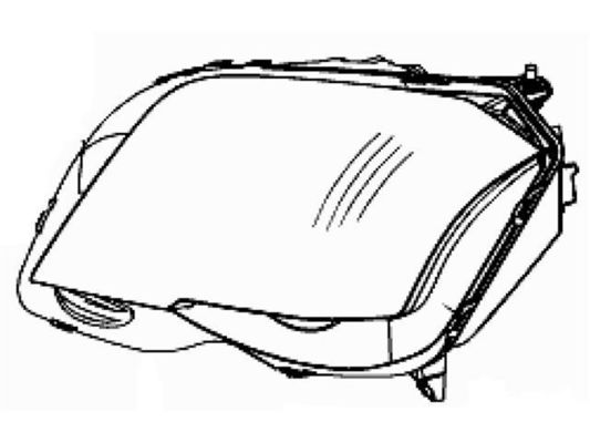 2048208859 چراغ جلو برای مرسدس بنز GLK-CLASS (X204)