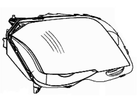 2048208959 چراغ جلو برای مرسدس بنز GLK-CLASS (X204)